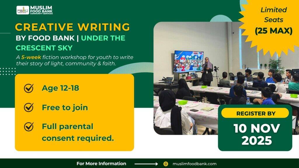Creative Writing Event | Muslim Food Bank