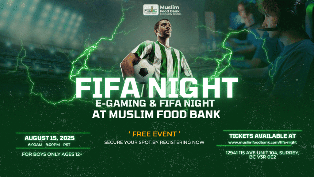 Community FIFA Night at Muslim Food Bank