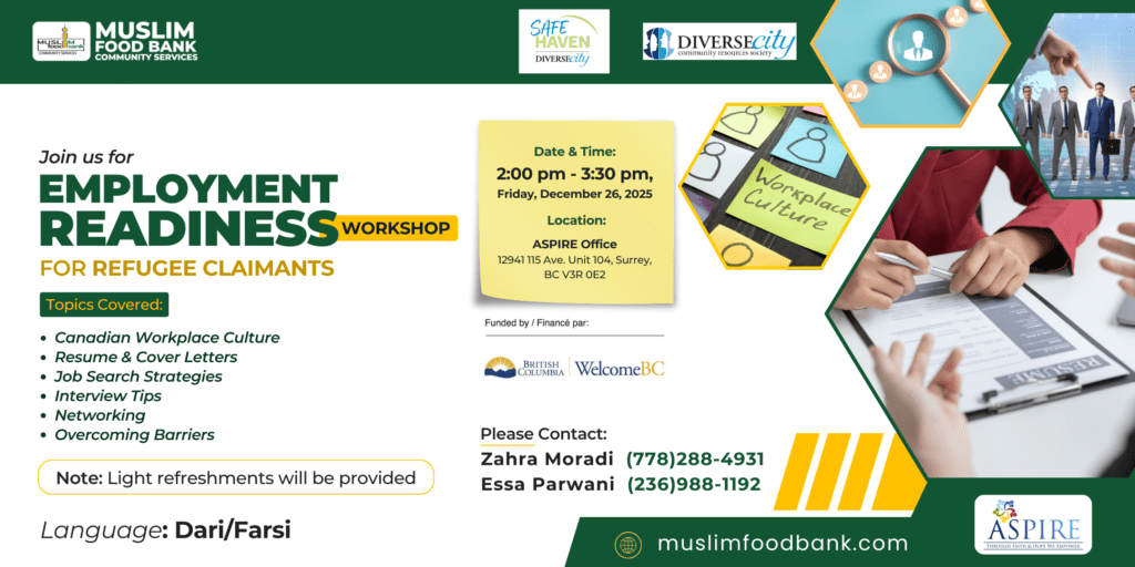 Employment Readiness for Refugee Claimants Workshop