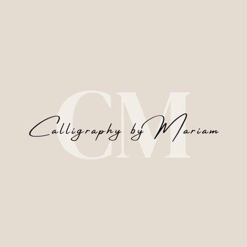 Calligraphy By Mariam