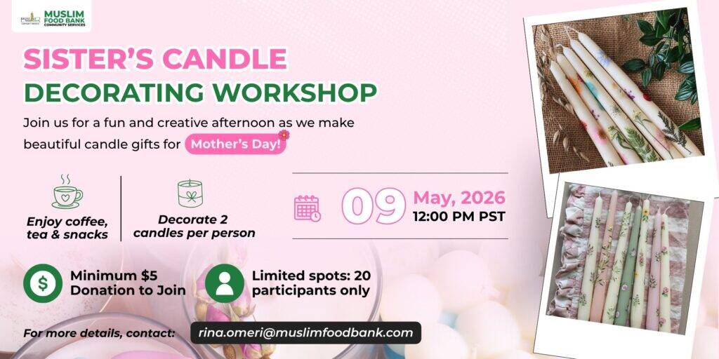 Sister’s Candle Decorating Workshop
