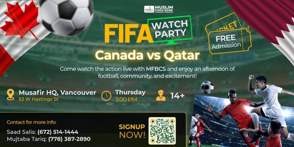 FIFA Watch Party: Canada vs Qatar